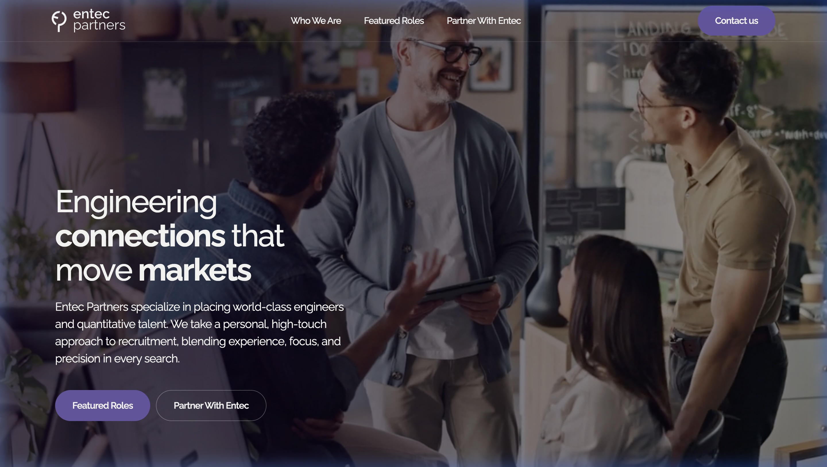 Entec Partners website